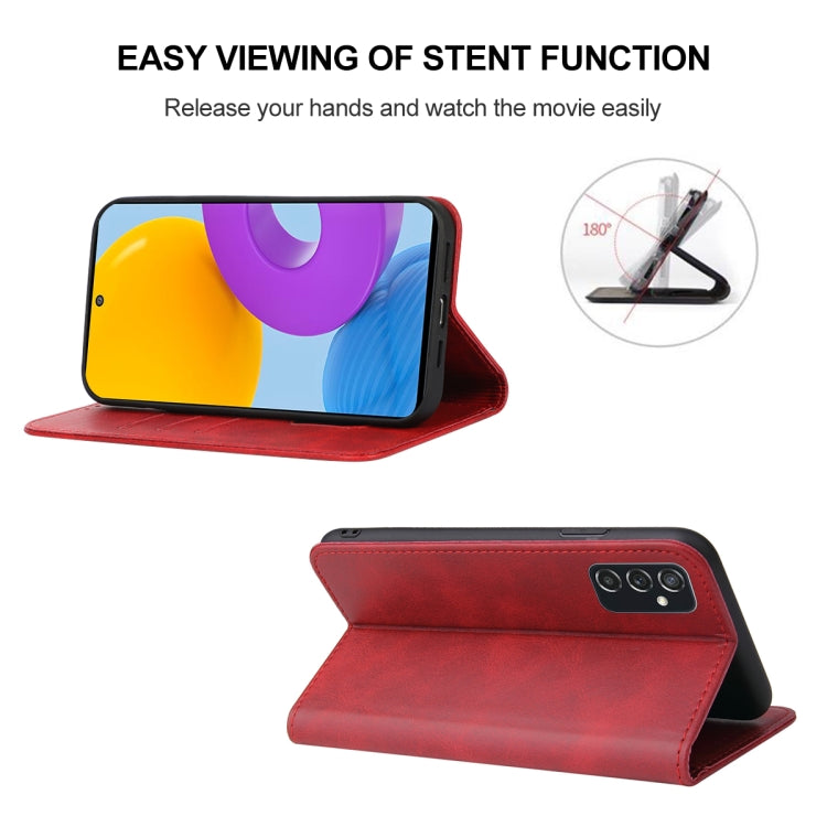 For Samsung Galaxy M52 5G Magnetic Closure Leather Phone Case