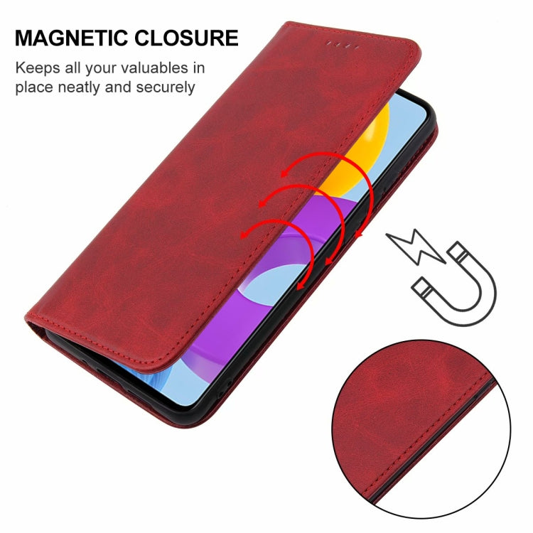 For Samsung Galaxy M52 5G Magnetic Closure Leather Phone Case