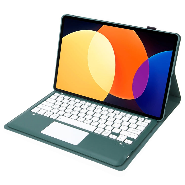 A0N4-A Detachable Sheep Pattern TPU Bluetooth Keyboard Tablet Leather Case with Touchpad For Xiaomi Pad 5 Pro 12.4