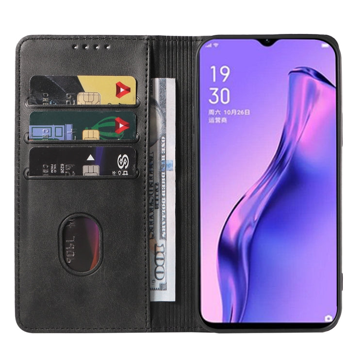For OPPO A8 Magnetic Closure Leather Phone Case