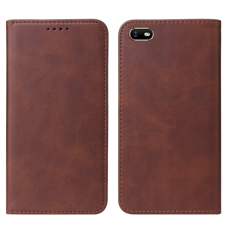 For OPPO A11k Magnetic Closure Leather Phone Case