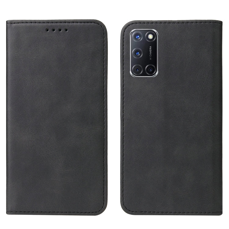For OPPO A52 Magnetic Closure Leather Phone Case
