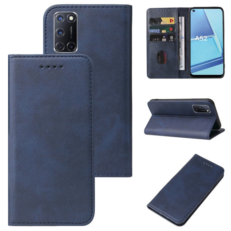 For OPPO A52 Magnetic Closure Leather Phone Case
