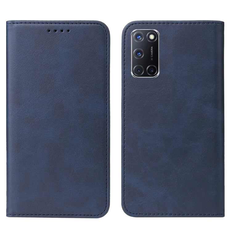 For OPPO A52 Magnetic Closure Leather Phone Case