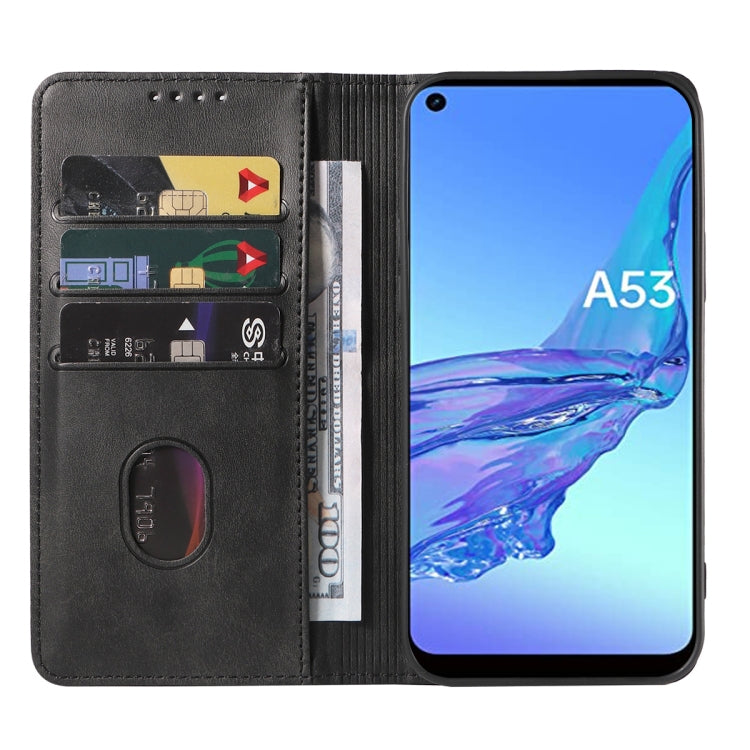 For OPPO A53 Magnetic Closure Leather Phone Case