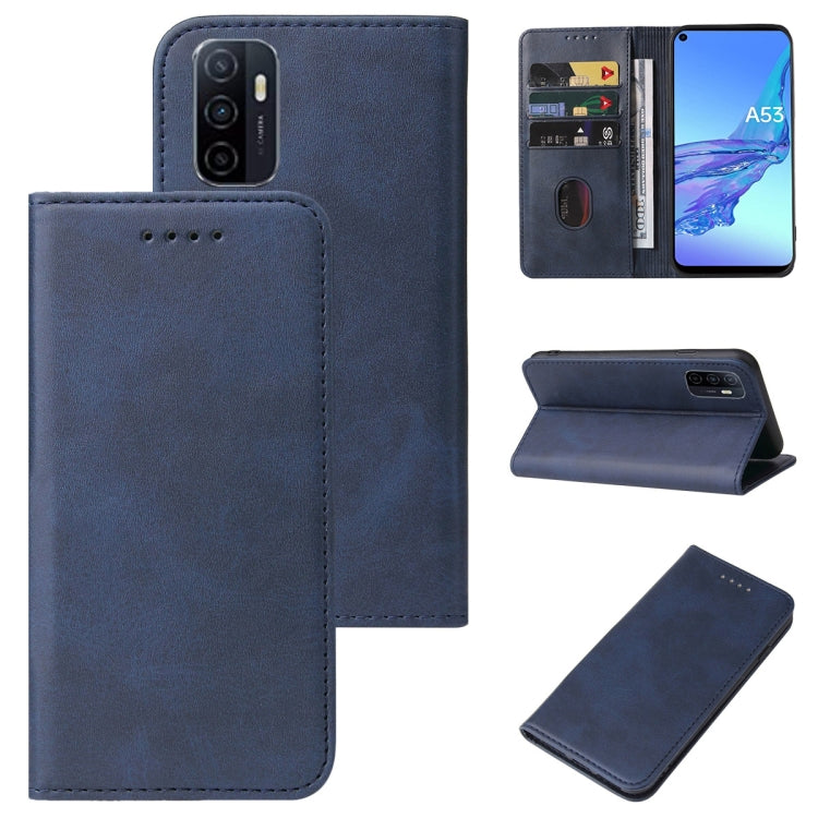 For OPPO A53 Magnetic Closure Leather Phone Case