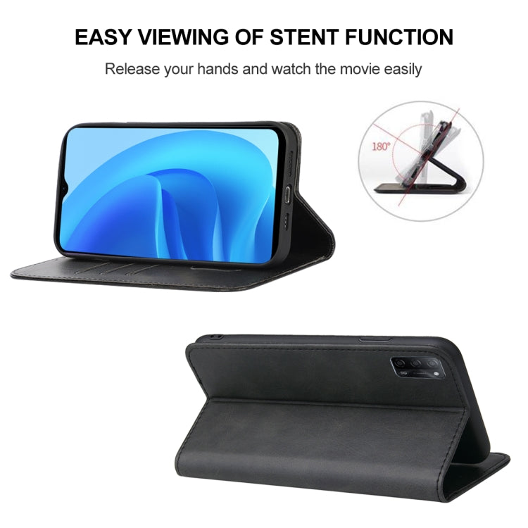 For OPPO A53s 5G Magnetic Closure Leather Phone Case