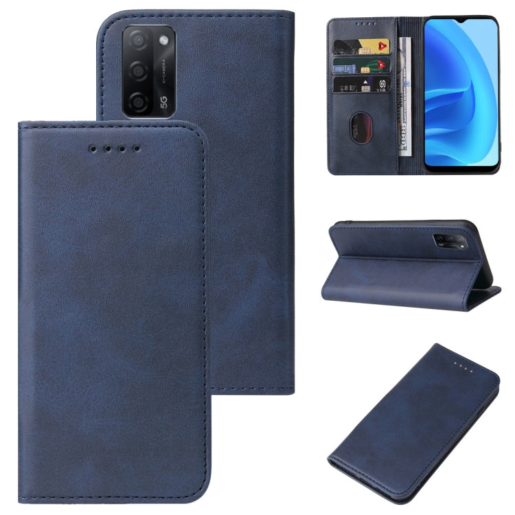 For OPPO A53s 5G Magnetic Closure Leather Phone Case