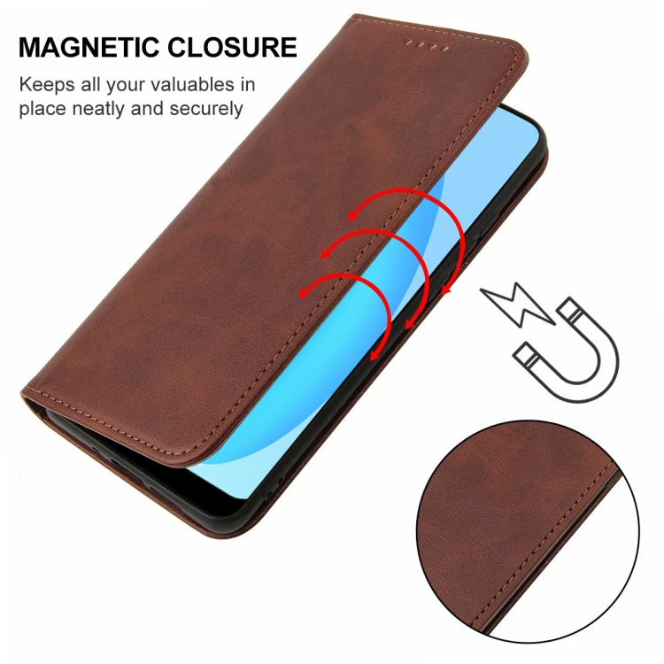 For OPPO A53s 5G Magnetic Closure Leather Phone Case