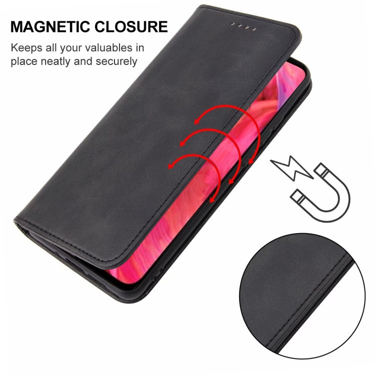 For OPPO A54 Magnetic Closure Leather Phone Case