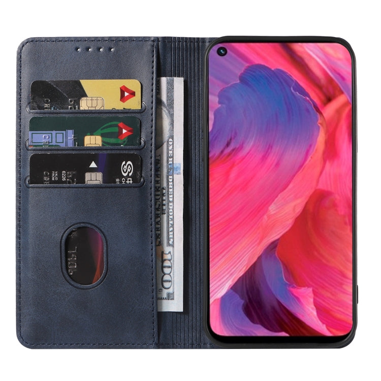 For OPPO A54 Magnetic Closure Leather Phone Case