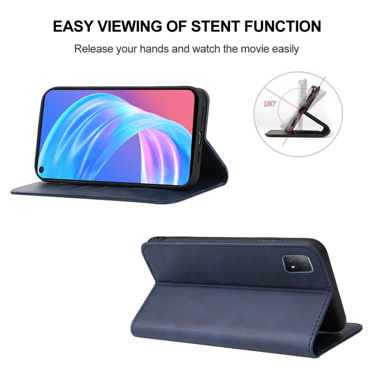 For OPPO A72 5G Magnetic Closure Leather Phone Case