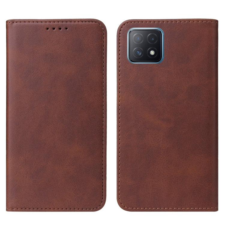For OPPO A72 5G Magnetic Closure Leather Phone Case