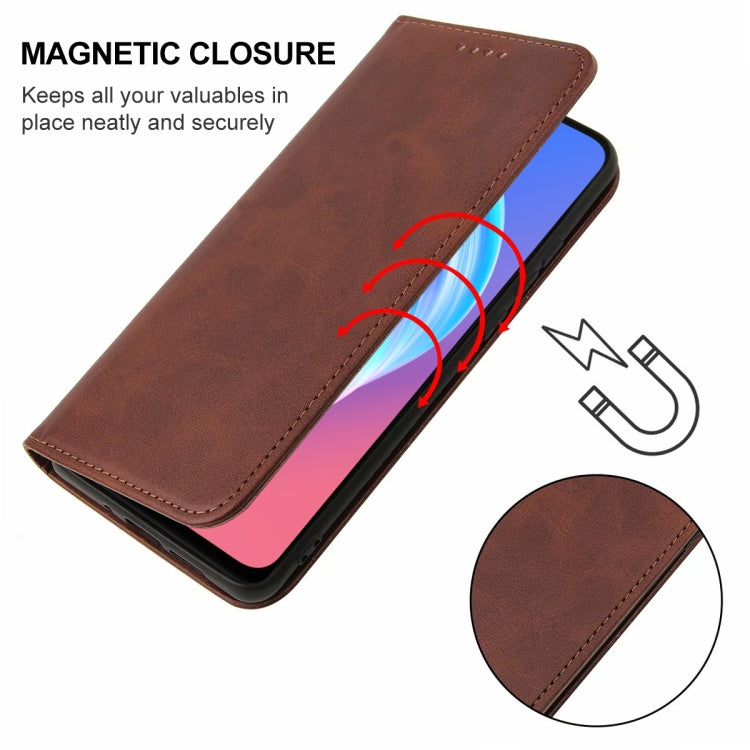 For OPPO A72 5G Magnetic Closure Leather Phone Case
