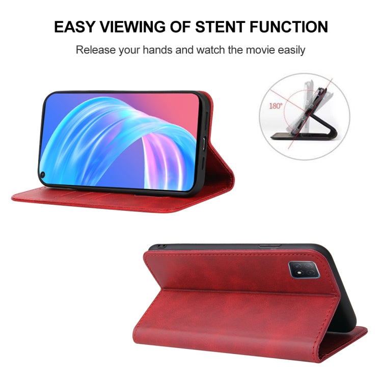 For OPPO A72 5G Magnetic Closure Leather Phone Case