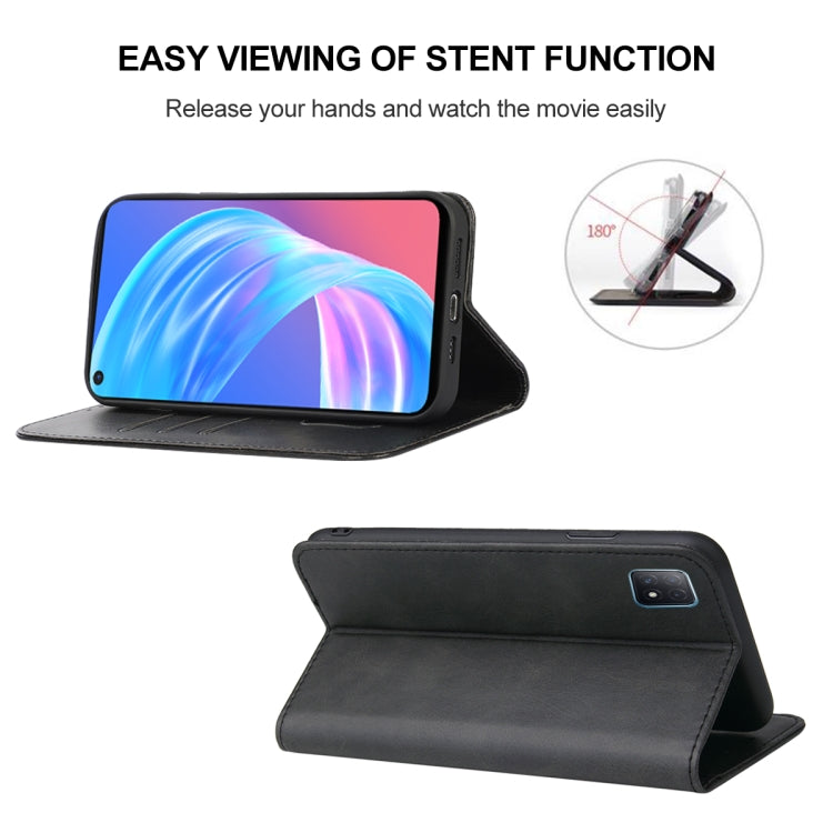 For OPPO A73 Magnetic Closure Leather Phone Case