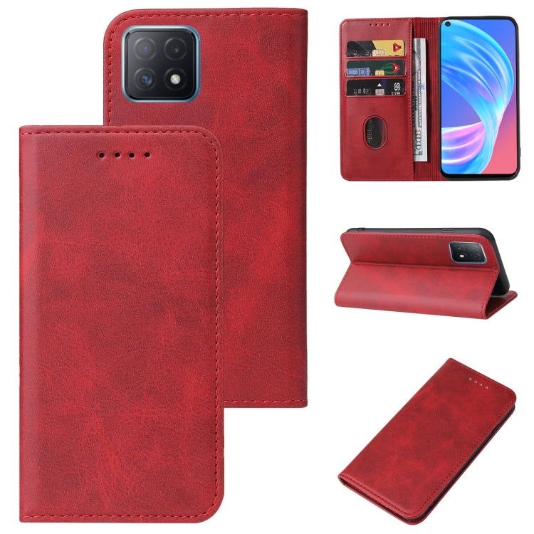For OPPO A73 Magnetic Closure Leather Phone Case