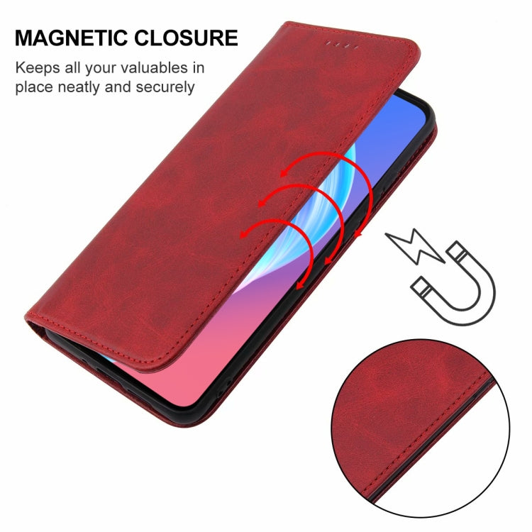 For OPPO A73 Magnetic Closure Leather Phone Case