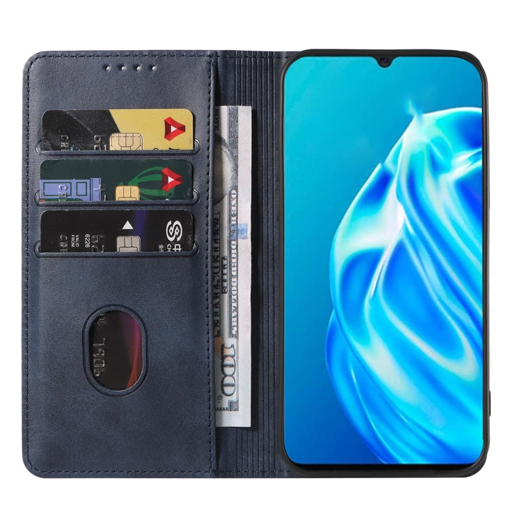 For OPPO A91 Magnetic Closure Leather Phone Case