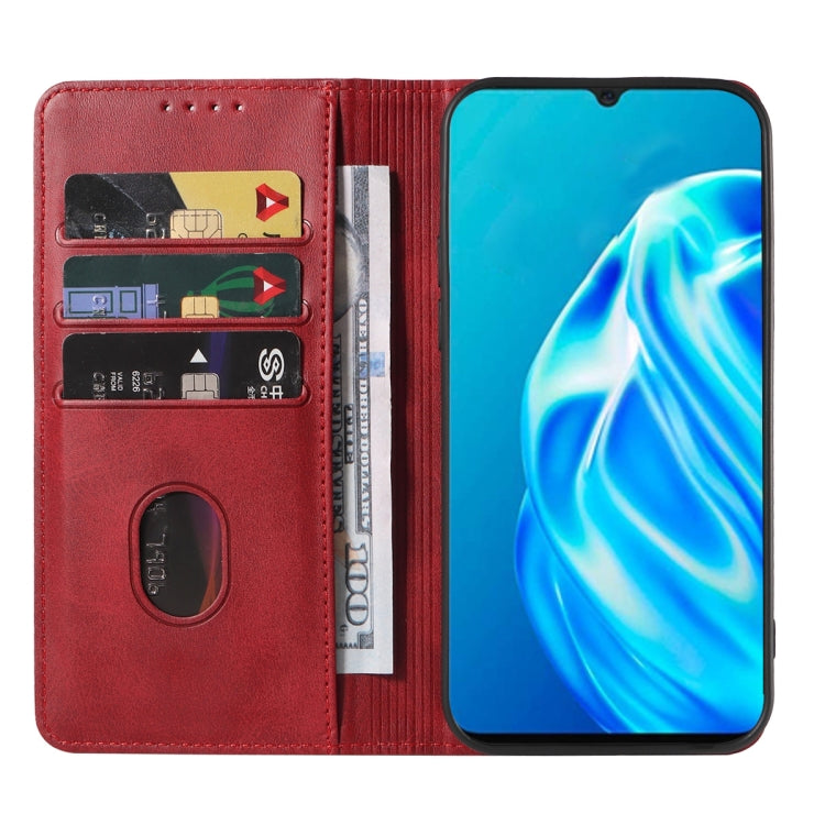 For OPPO A91 Magnetic Closure Leather Phone Case
