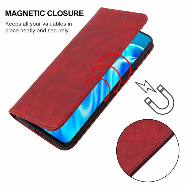 For OPPO A91 Magnetic Closure Leather Phone Case