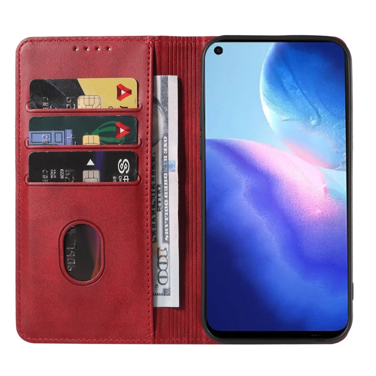 For OPPO Reno5 4G Magnetic Closure Leather Phone Case