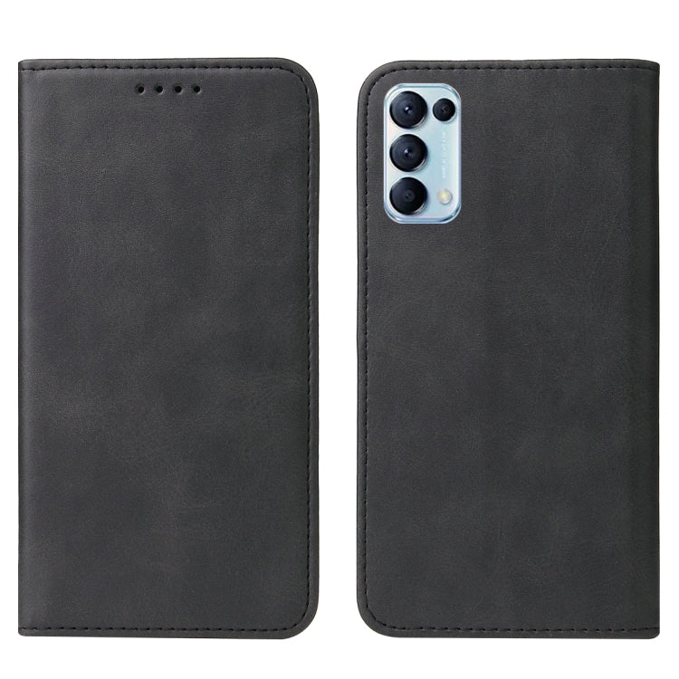 For OPPO Reno5 5G Magnetic Closure Leather Phone Case