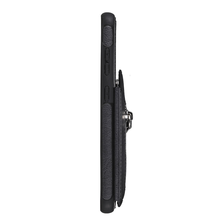 For Galaxy S20 Solid Color Double Buckle Zipper Shockproof Protective Case