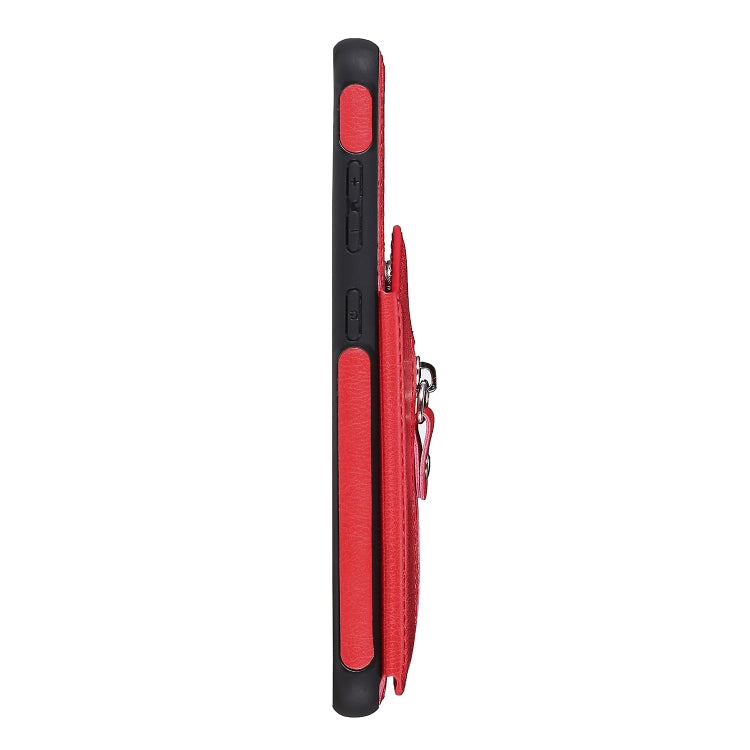 For Galaxy S20 Solid Color Double Buckle Zipper Shockproof Protective Case