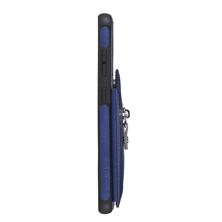 For Galaxy S20 Solid Color Double Buckle Zipper Shockproof Protective Case