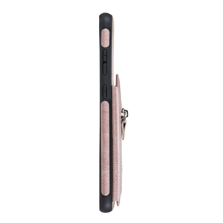 For Galaxy S20 Plus Solid Color Double Buckle Zipper Shockproof Protective Case