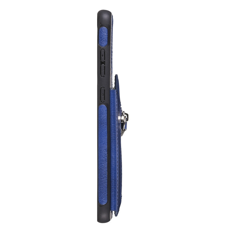 For Galaxy S20 Ultra Solid Color Double Buckle Zipper Shockproof Protective Case
