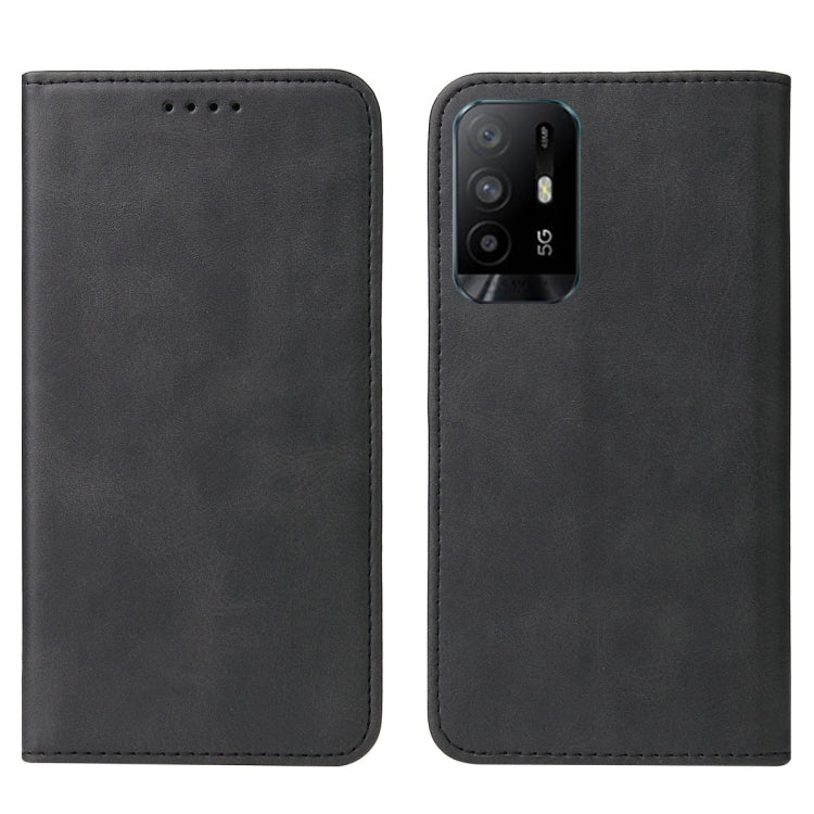 For OPPO A95 5G Magnetic Closure Leather Phone Case