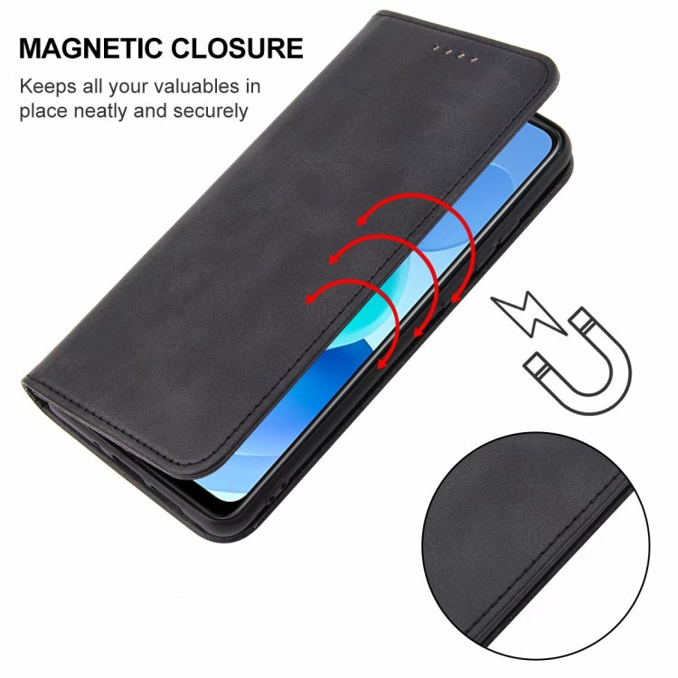 For OPPO A95 5G Magnetic Closure Leather Phone Case