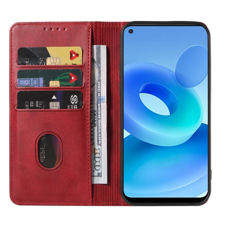 For OPPO A95 5G Magnetic Closure Leather Phone Case
