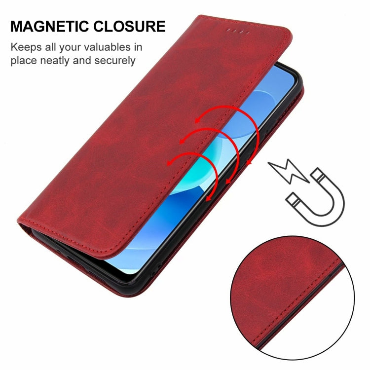 For OPPO A95 5G Magnetic Closure Leather Phone Case