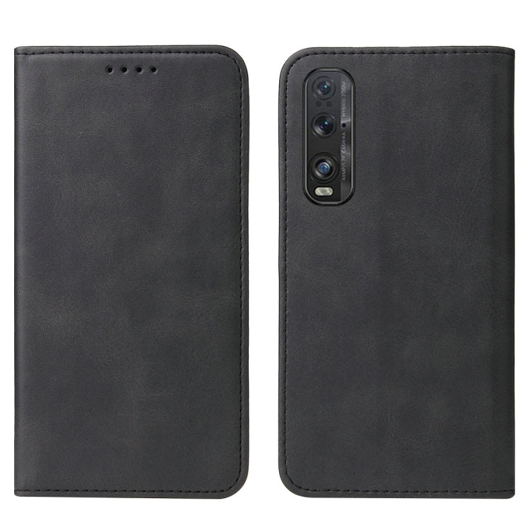 For OPPO Find X2 Magnetic Closure Leather Phone Case