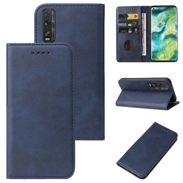 For OPPO Find X2 Magnetic Closure Leather Phone Case