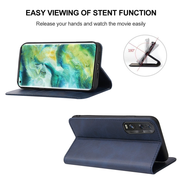 For OPPO Find X2 Magnetic Closure Leather Phone Case