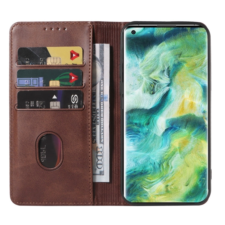 For OPPO Find X2 Magnetic Closure Leather Phone Case