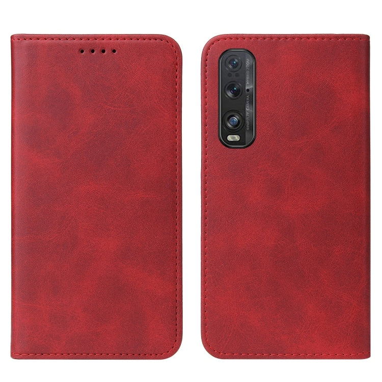 For OPPO Find X2 Magnetic Closure Leather Phone Case