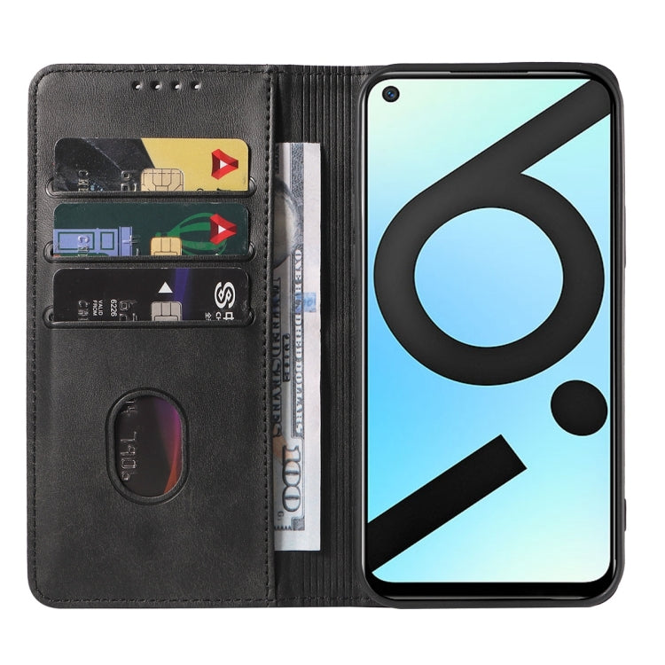 For Realme 6i India Magnetic Closure Leather Phone Case