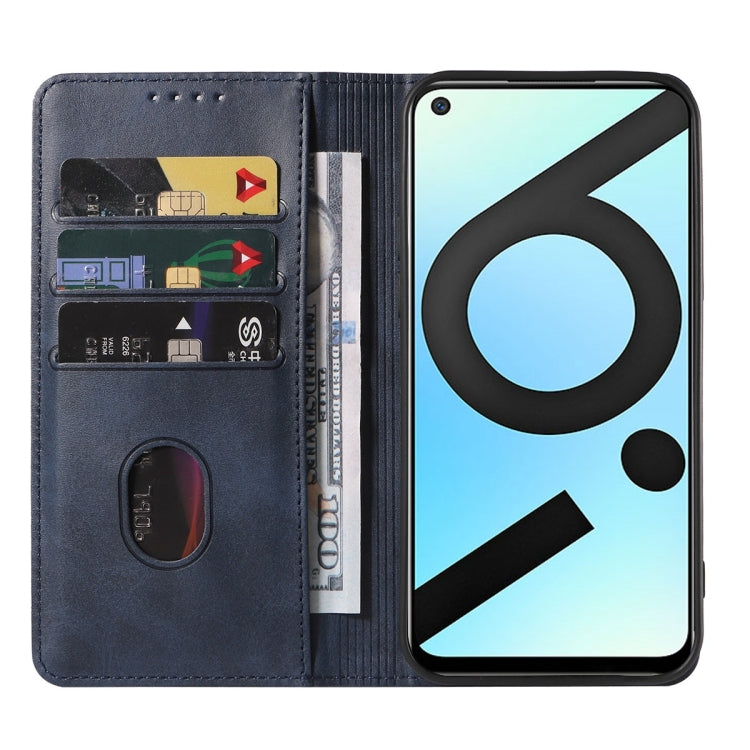 For Realme 6i India Magnetic Closure Leather Phone Case
