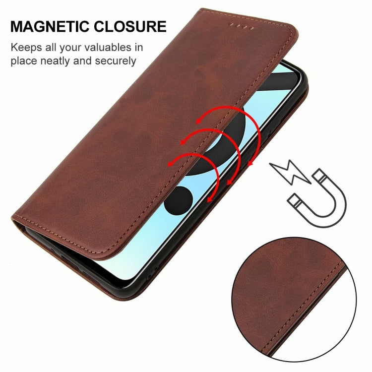 For Realme 6i India Magnetic Closure Leather Phone Case