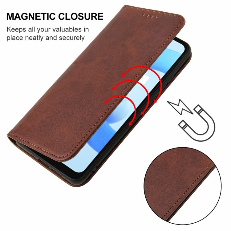 For Realme C11 2021 Magnetic Closure Leather Phone Case