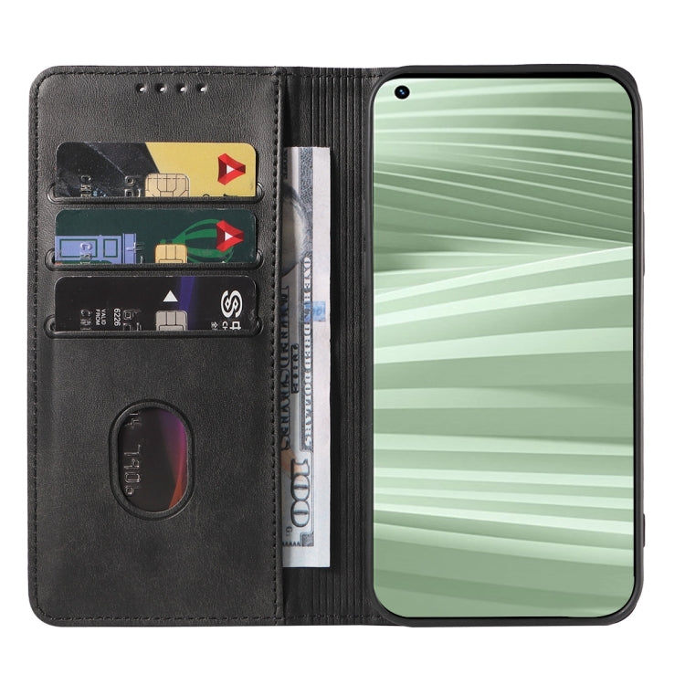 For Realme GT2 Pro Magnetic Closure Leather Phone Case