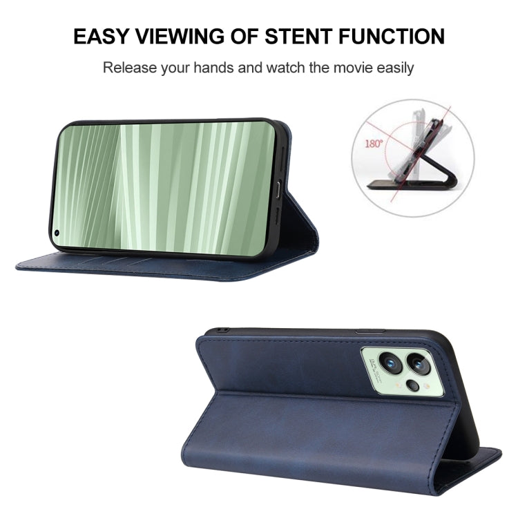 For Realme GT2 Pro Magnetic Closure Leather Phone Case