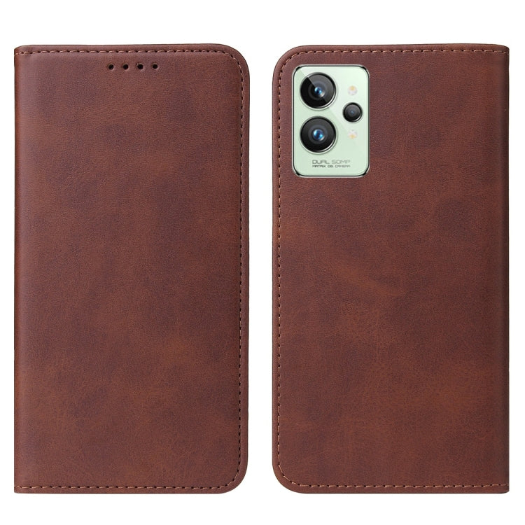 For Realme GT2 Pro Magnetic Closure Leather Phone Case