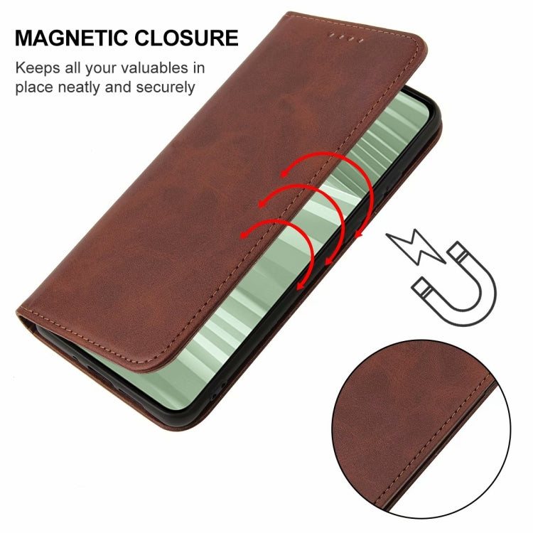 For Realme GT2 Pro Magnetic Closure Leather Phone Case