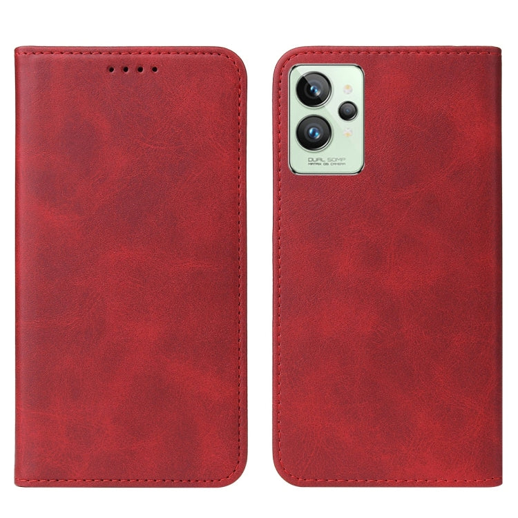 For Realme GT2 Pro Magnetic Closure Leather Phone Case